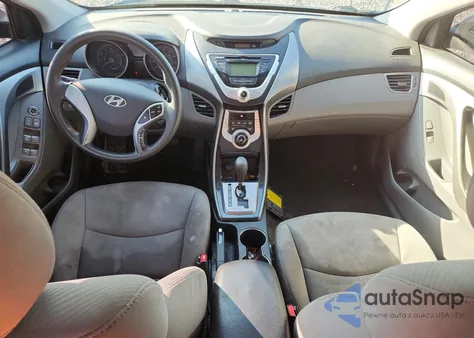 2012 Hyundai Elantra Gls z USA, uszkodzony, nr VIN 5NPDH4AE9CH148179